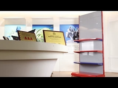 Étagère d'affichage à Gandola rouge bleu jaune orange blanc