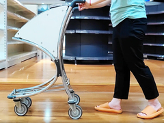 Chariot de bagages en aluminium pour aéroports