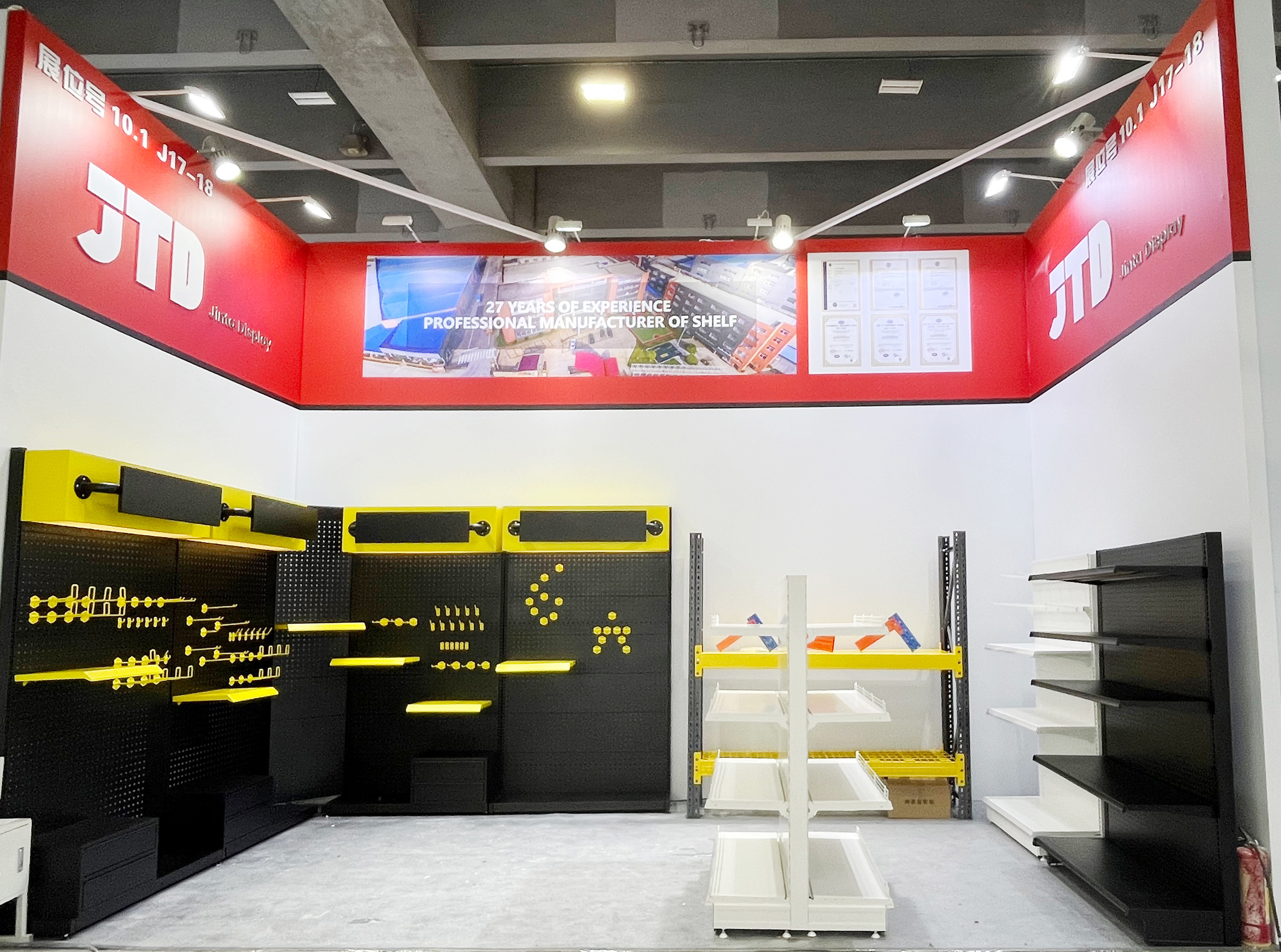 Derniers blogs de l'entreprise sur Suzhou Jinta revient triomphalement de la foire de Canton: des solutions professionnelles pour les étagères captivent les acheteurs mondiaux