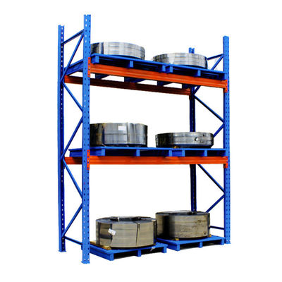 Racks de stockage de métaux sur mesure pour entrepôt avec une capacité de 500 à 3000 kg par couche