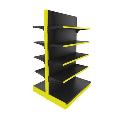 Étagère d'affichage de supermarché en acier laminé à froid stable pour des solutions de stockage personnalisées