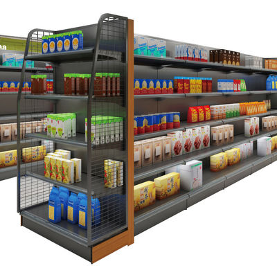Système de rack de supermarché de style moderne Rack d'épicerie avec couleur personnalisée