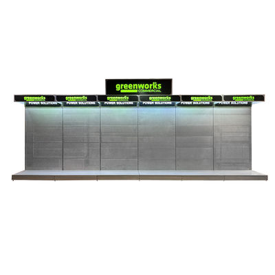 Magasin de détail supermarché professionnel rangement d'outils métalliques avec revêtement en poudre finition