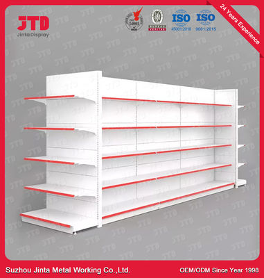 acheter Le rayonnage commercial d'affichage de supermarché de gondole de magasin de détail saupoudrent enduit online manufacture