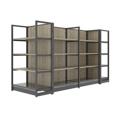 acheter Étagère d'affichage de supermarché personnalisé Étagère d'affichage de magasin en acier et bois durable online manufacture