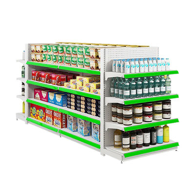 acheter 5-Shelf Metal Gondola Display for Supermarkets 80kg Capacity online manufacture