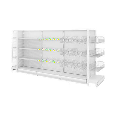acheter 5-Shelf Metal Supermarket Gondola Display Rack 80kg Capacity online manufacture