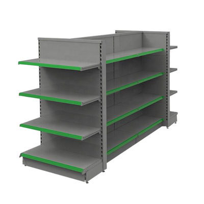 acheter Metallic Supermarket Gondola Shelving 5-Shelf Retail Display Rack online manufacture