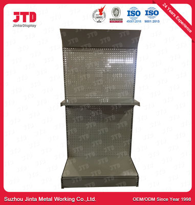 acheter 2 couches de Mini Supermarket Racks Steel Q195 d'étagère du gris 900mm online manufacture
