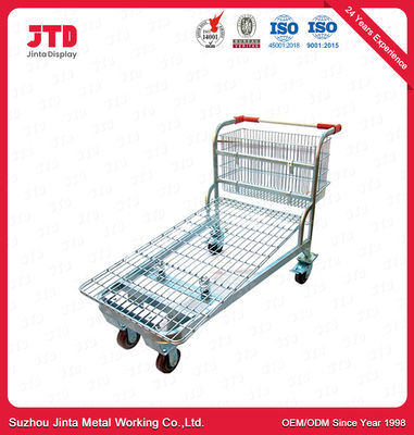 acheter chariot de la rangée 60L 2 sur des roues plat de Chrome de 5 de pouce roues d'unité centrale online manufacture