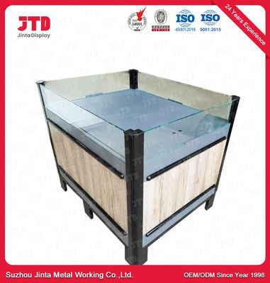 acheter Promotionnel Brown présentoir le support d'affichage en bois de supermarché de la CE online manufacture