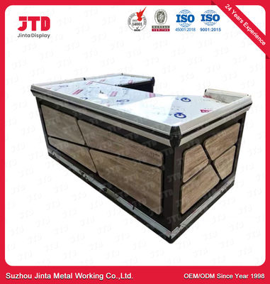 acheter La caisse de sortie de magasin de détail de 5FT solides solubles font des emplettes Tableau de caisse online manufacture