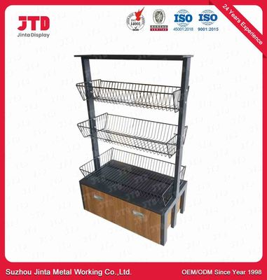 acheter 1.8m grille de 3 rangées montrent le rayonnage de fil du noir 180kgs avec des roues online manufacture