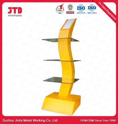 acheter Rayonnage en acier adapté aux besoins du client d'affichage du magasin Q195 avec allumer la forme spéciale online manufacture