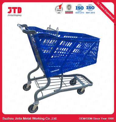 acheter le panier en plastique Chrome du chariot 125L a plaqué pour le centre commercial online manufacture