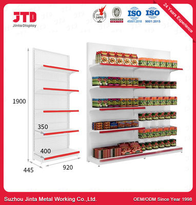 Étagère moderne de gondole de présentoir de vente au détail d'épicerie de support d'affichage de supermarché