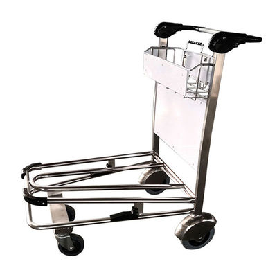 Bagage d'aéroport en métal sur mesure Chariot de passagers au sol Bagage d'aéroport Chariot à 3 roues