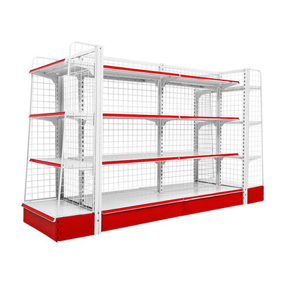 Supermarché Magasin de détail Métiers métalliques en treillis métalliques Gondolage Étagère murale Étagère de rangement