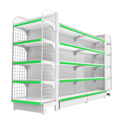 Panneau de grille en métal filet métallique supermarché magasin de proximité Display Rack en poudre revêtu