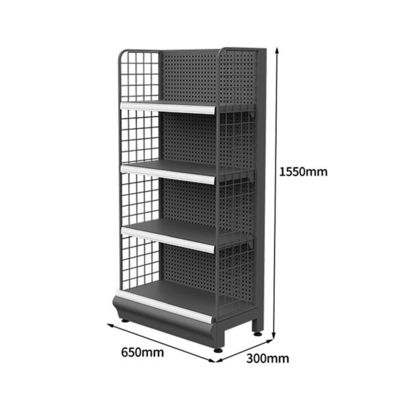Étagère murale personnalisée rectangulaire pour magasin d'épicerie