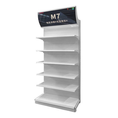Étagère de magasin de détail Gondola Supermarché lourd Étagères métalliques Étagères OEM