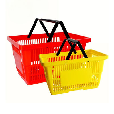 Panier en plastique pliable et portable pour l'épicerie