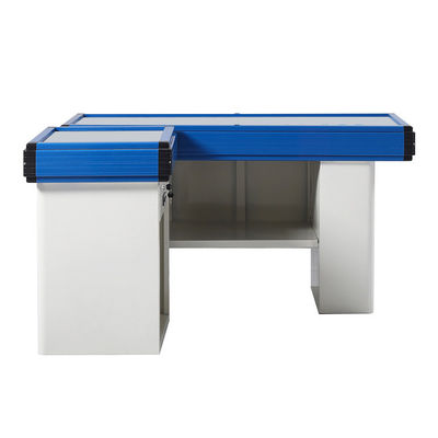 Largeur 550-1200 mm comptoir de caisse de supermarché Table en acier inoxydable comptoirs de caisse de détail