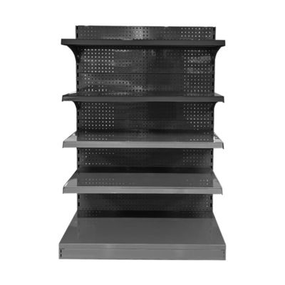 Système d'étagères de supermarché de détail en acier laminé à froid avec une capacité de charge de 30 à 80 kg par couche