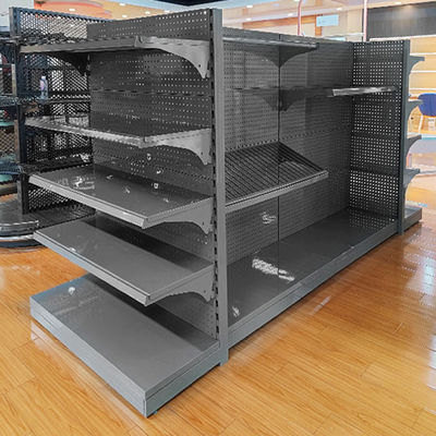 Système d'étagères de supermarché de détail en acier laminé à froid avec une capacité de charge de 30 à 80 kg par couche
