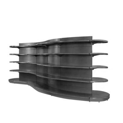 Étagère de supermarché de style moderne avec structure stable et facile à assembler