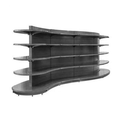 Étagère de supermarché de style moderne avec structure stable et facile à assembler