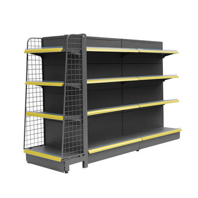Installation facile, étagère d'affichage de supermarché avec acier laminé à froid pour durable