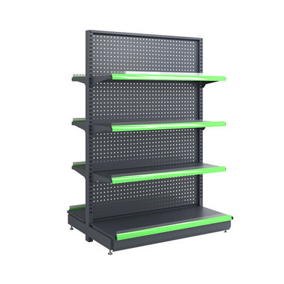 Étagère d'affichage de supermarché stable avec une capacité de charge de 30 à 80 kg/couche pour le stockage