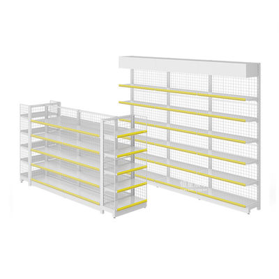 Structure en acier laminé à froid Système de rayonnages de détail pour supermarché 30 - 80 kg/couche