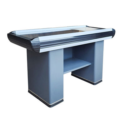 Durabilité personnalisable Compteur de caisse du supermarché Table en acier inoxydable Armoire en acier laminé à froid