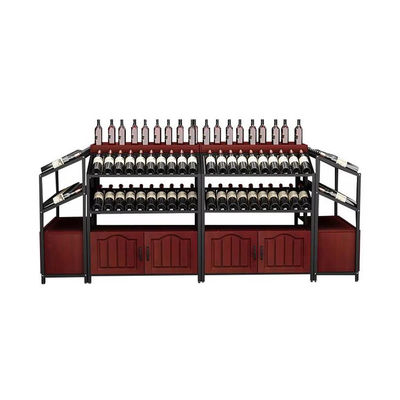 Étagère de coin en acier laminé à froid étagère de vin supermarché étagères de vin pour magasin