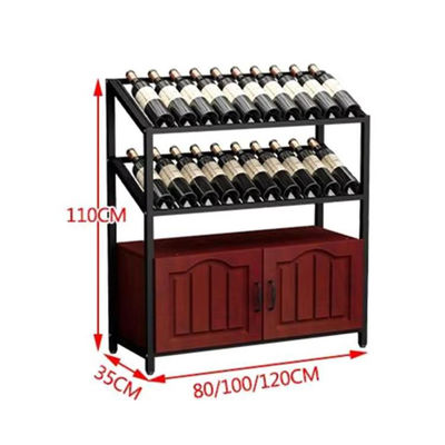 Étagère de coin en acier laminé à froid étagère de vin supermarché étagères de vin pour magasin