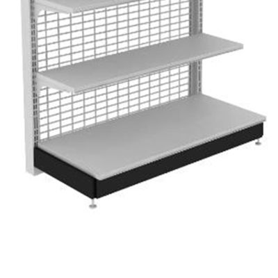 Étagère d'affichage de supermarché stable et durable pour affichage de produits personnalisés