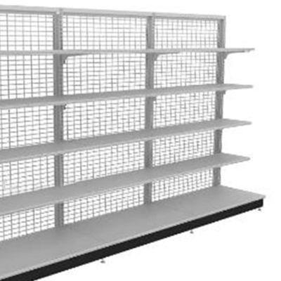 Étagère d'affichage de supermarché stable et durable pour affichage de produits personnalisés