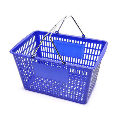 Carton d'achat en plastique à main durable 450*330*250mm Pour la pharmacie supermarché épicerie