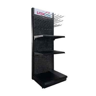 Rayonnage métallique pour outils de magasin d'alimentation avec panneau arrière perforé et finition thermolaquée, capacité de charge 50-100 kg
