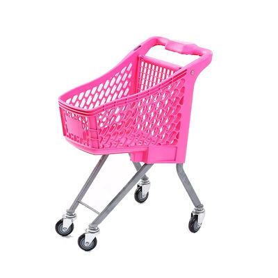 Chariot de supermarché pour enfants en plastique coloré facile à utiliser, jouet pour maman et bébé