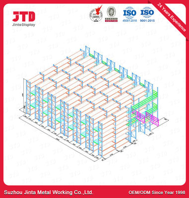 ODM 1 Ton Metal Mezzanine Floor Rack soutenu démontent