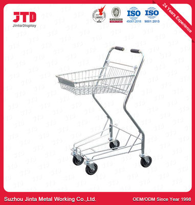 panier de double d'OIN de chariot à achats en métal de 120kg 180L dans l'épicerie